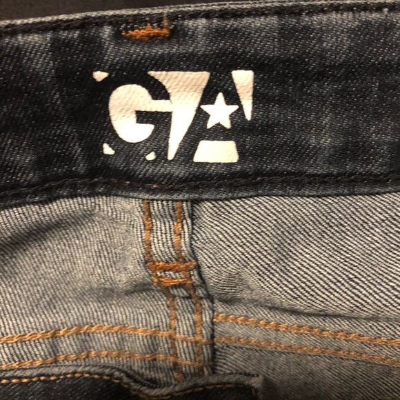 Garage dark wash stretch jegging blue jeans - Picture 9 of 11